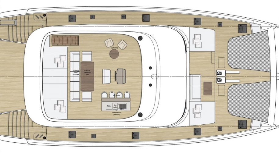 SUNREEF 80 SAILING layout 2