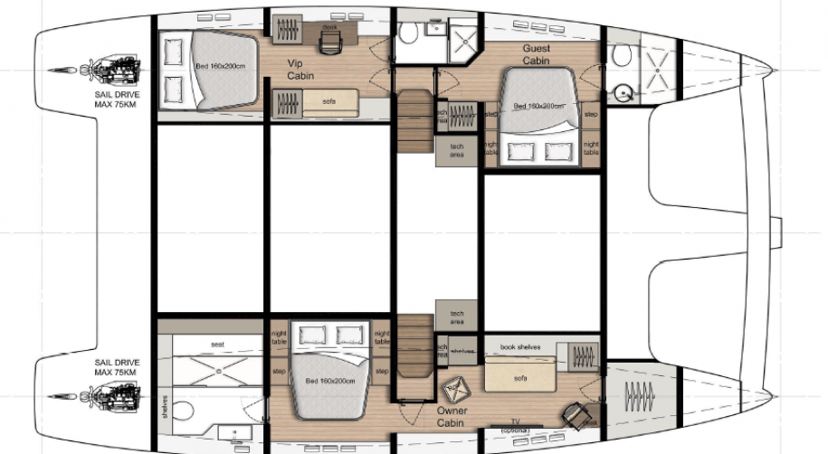 SUNREEF SAIL 50 layout 1