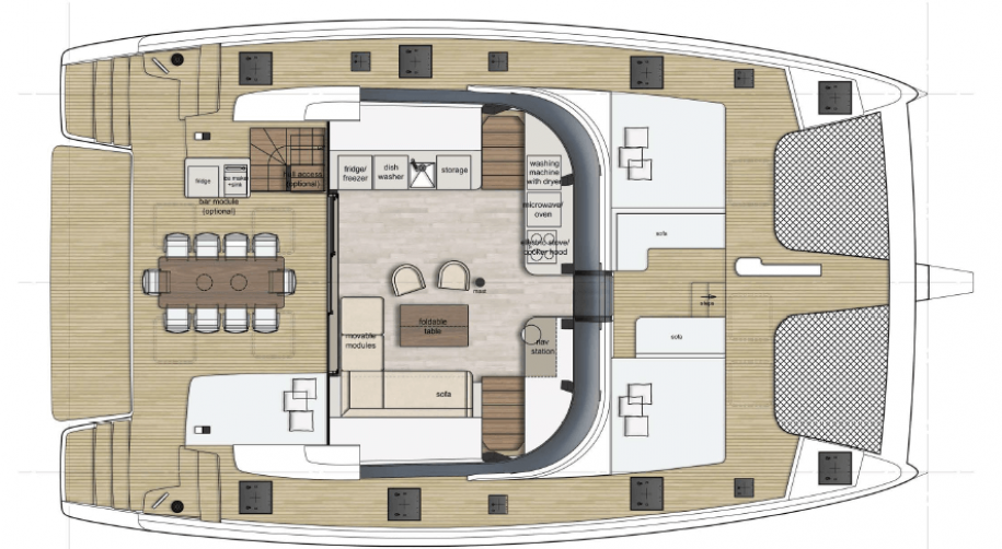 SUNREEF SAIL 50 layout 3